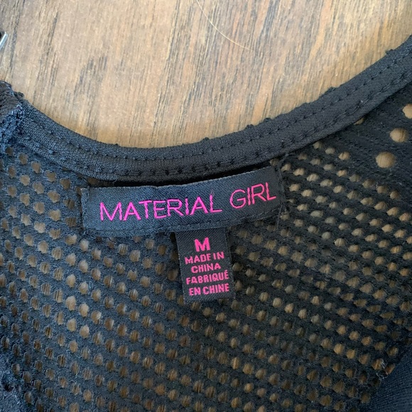 (2/$15) Material Girl Sweetheart Neck Long Sleeve Dress - Picture 3 of 3